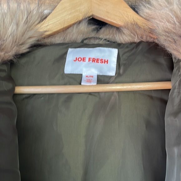 Army Green Bomber Jacket Winter Coat - Picture 3 of 7